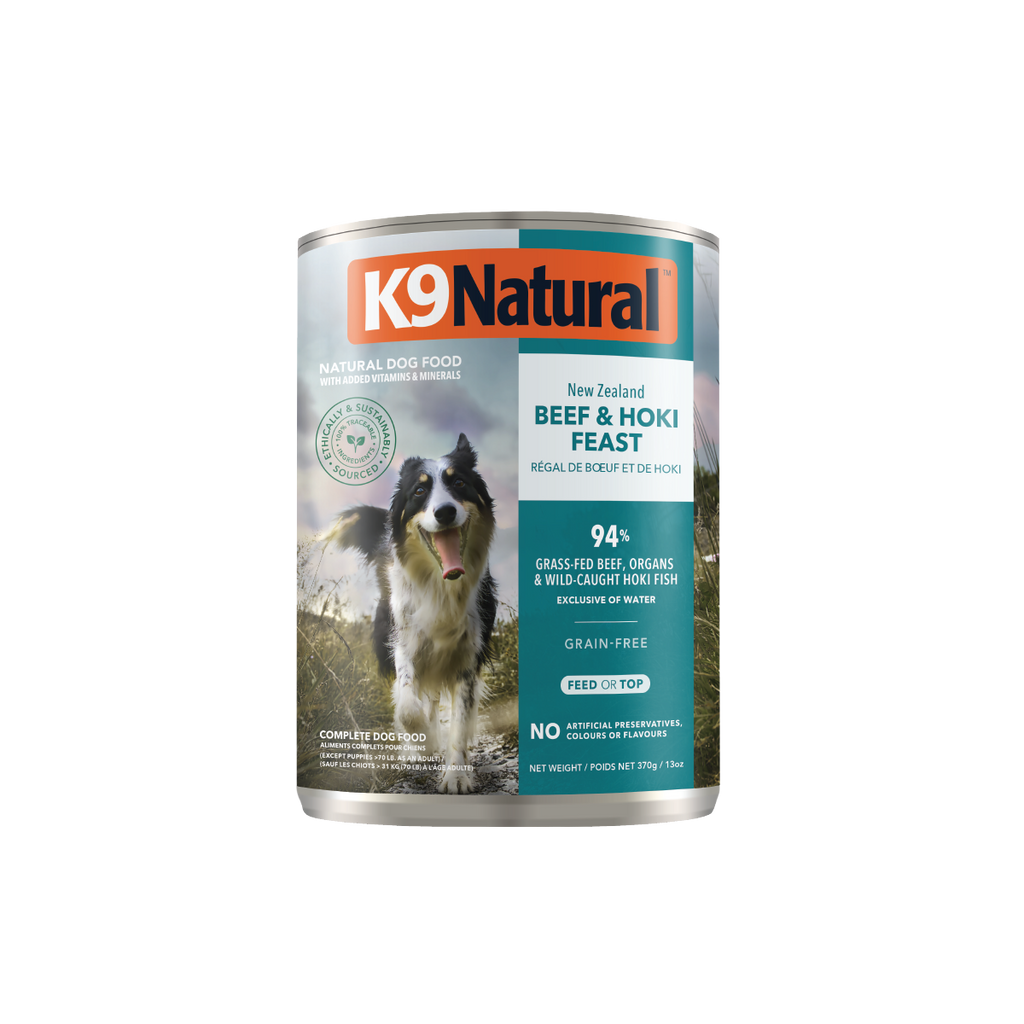 K9 Natural プレミアム缶 ビーフ＆ホキ