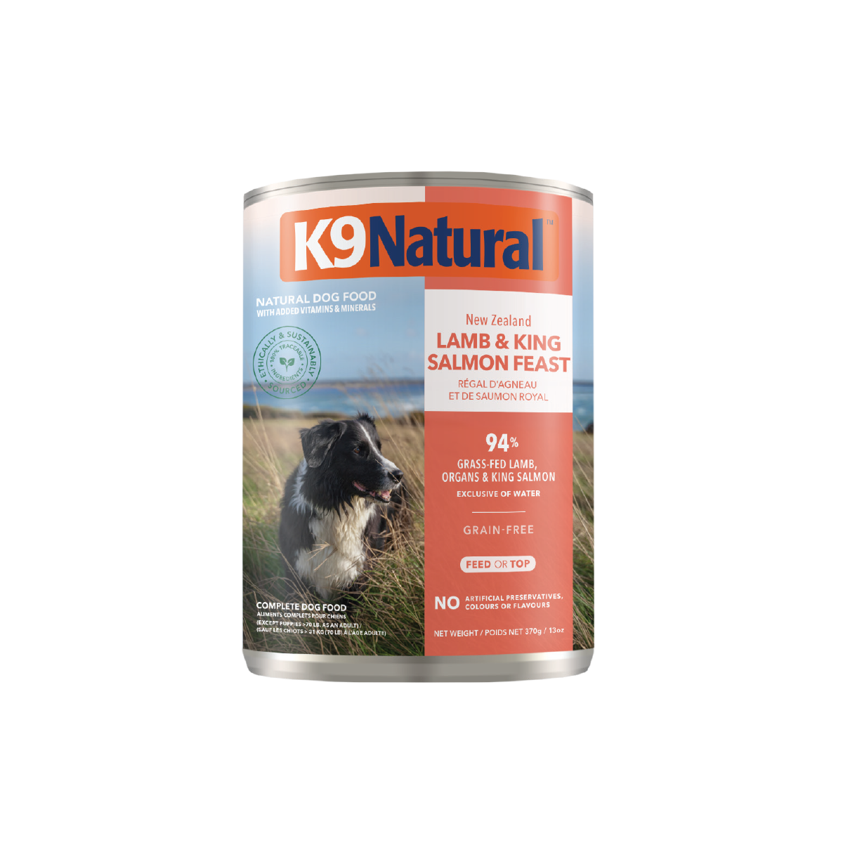 K9 Natural プレミアム缶 ラム＆キングサーモン